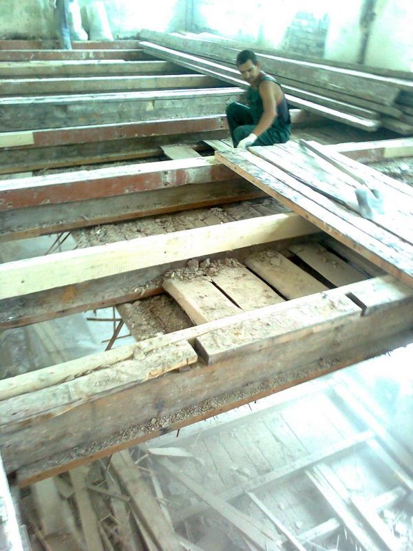 как заменить деревянные перекрытия на бетонные