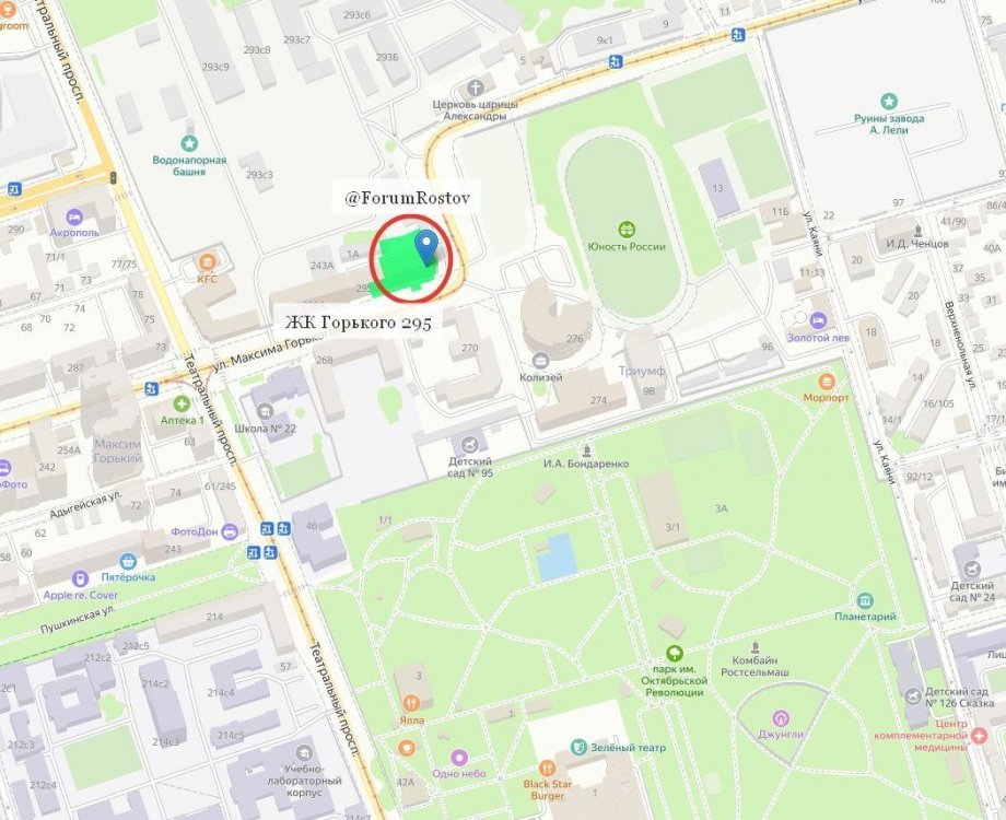 горького 295 новсотройка